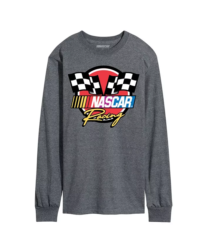 

Мужская футболка с длинным рукавом NASCAR Racing Logo AIRWAVES, серый