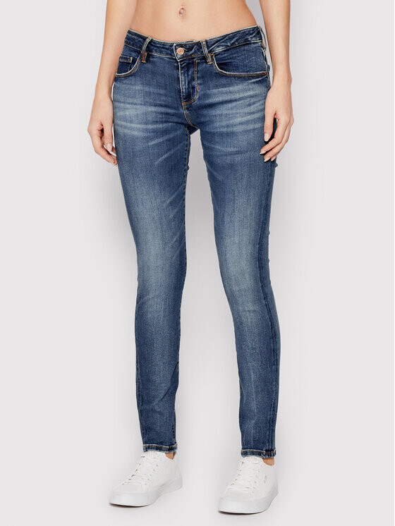 

Джинсы скинни Guess, синий