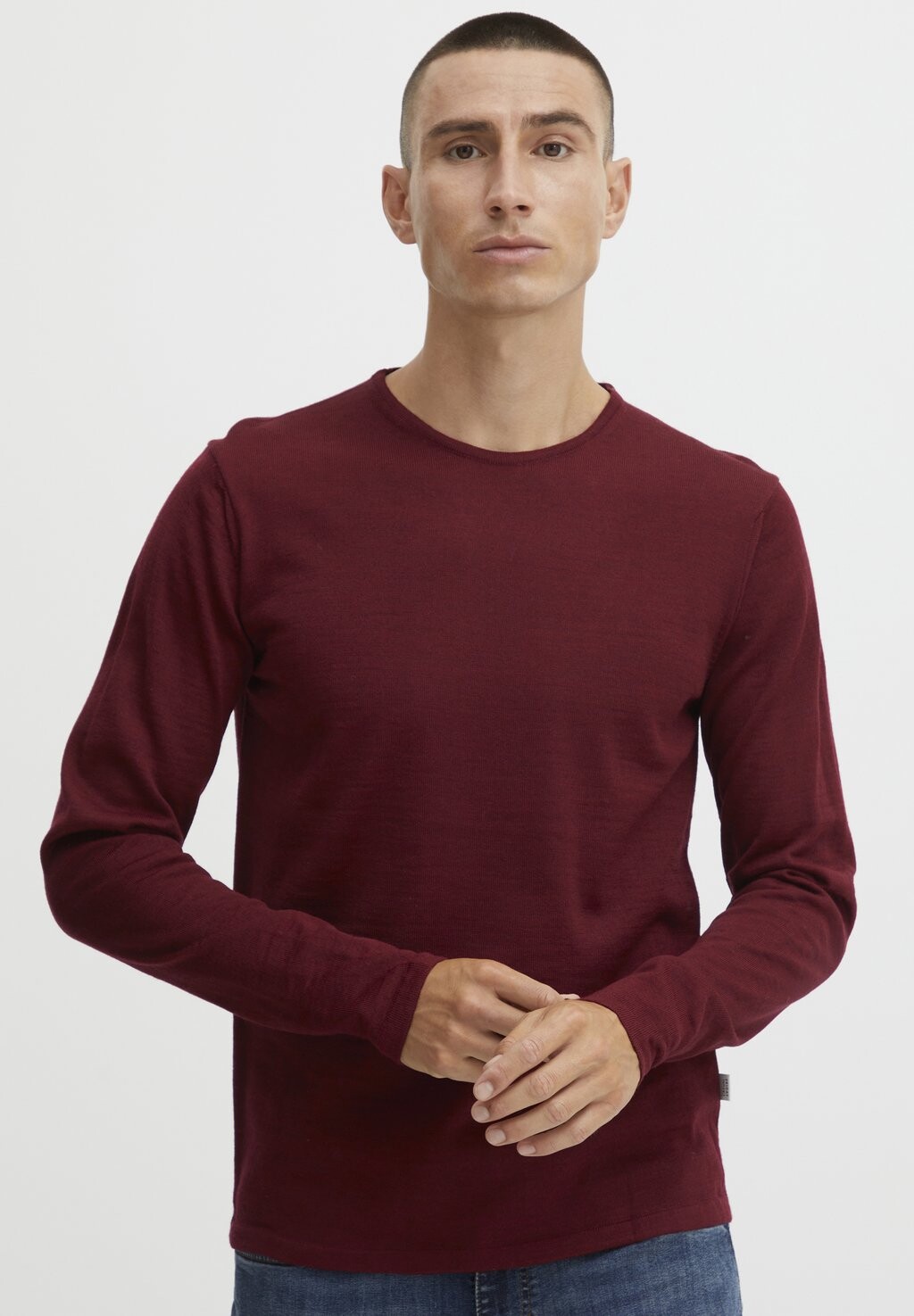 

Свитер Cfkent Merino Crew Neck Knit Casual Friday, цвет wine red