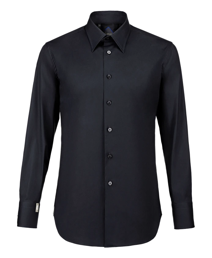 

Рубашка серебристого цвета, Милано, оригинал. Billionaire, черный