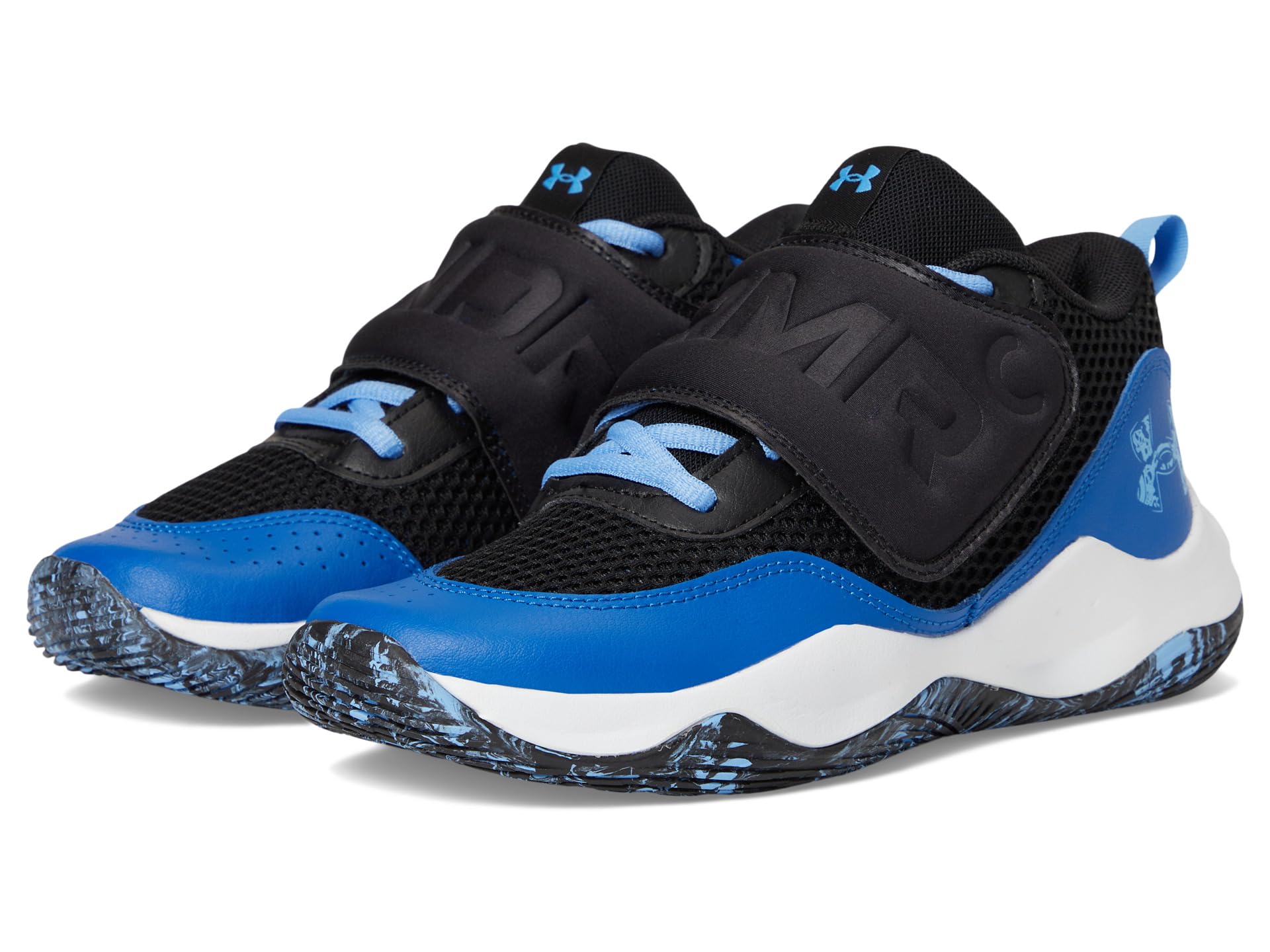 

Кроссовки Under Armour Kids Zone 2 Basketball Shoe, Black/Tech Blue/Horizon Blue