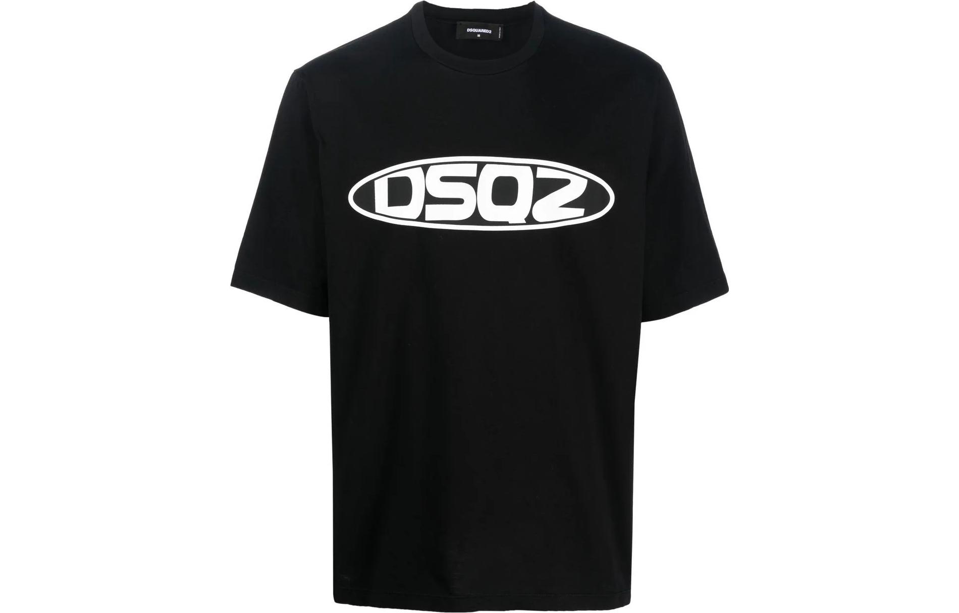 

Футболка с коротким рукавом и логотипом DSQUARED 2, черный