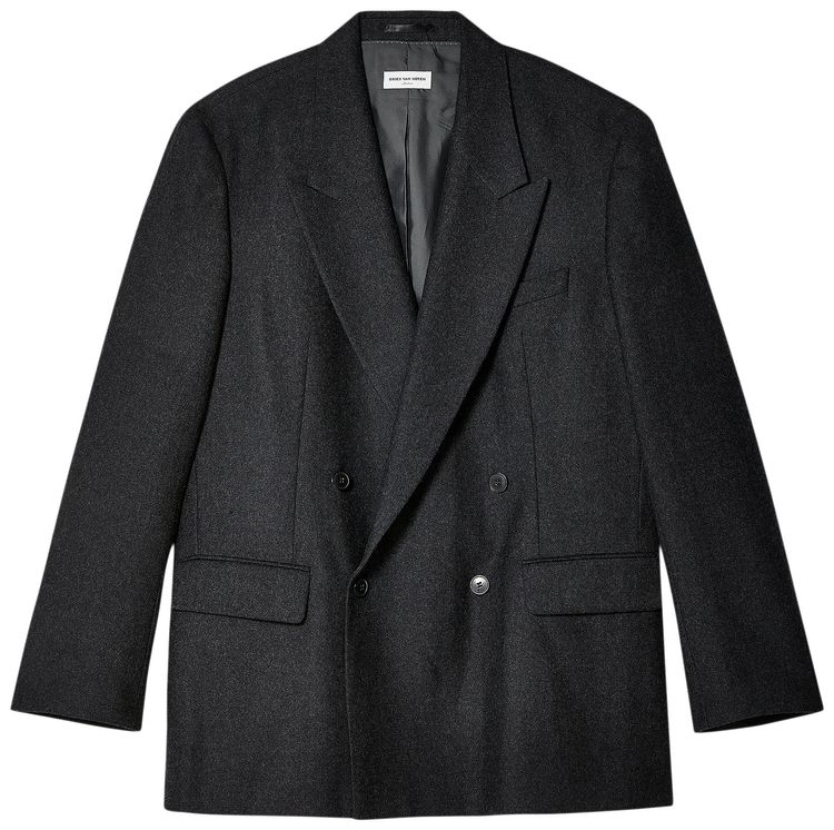 

Куртка Dries Van Noten Bishop Jacket 'Anthracite', черный