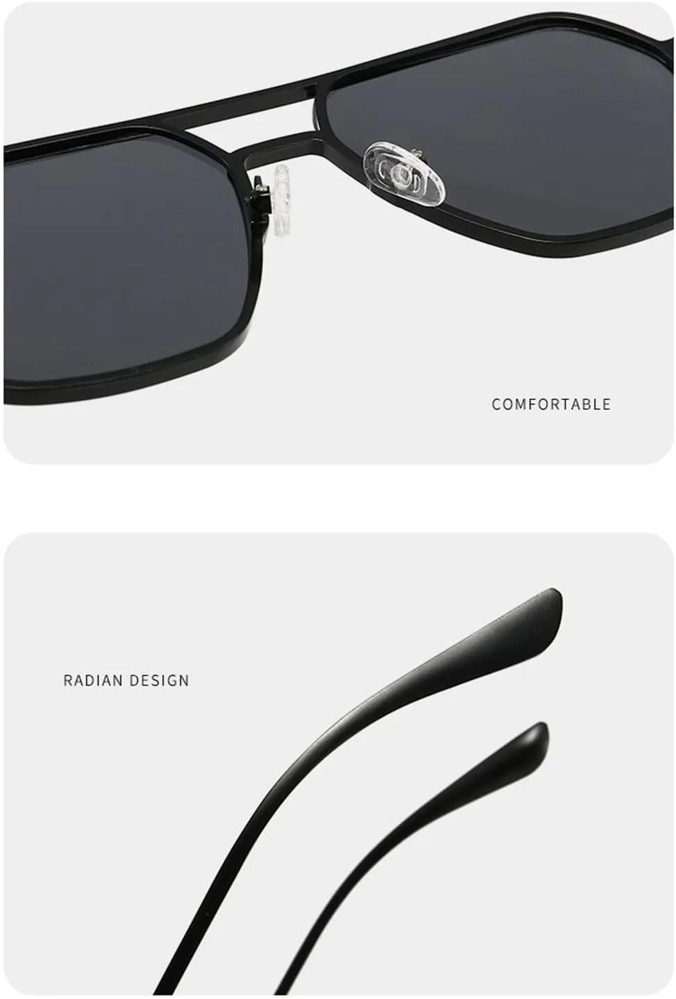 

Поляризованные модные солнцезащитные очки для мужчин и женщин, для езды на мотоцикле и автомобиле, для отдыха на природе и пляже (Цвет: F, Размер: 1) MTZJH, One Color