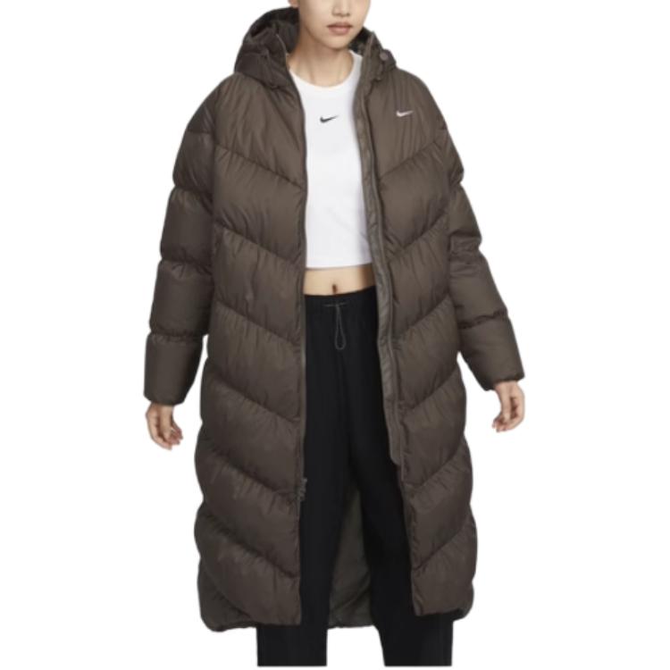 

Спортивная одежда Storm-FIT Windrunner Пуховая Курка Женская Stone Gray Nike, Ore Gray