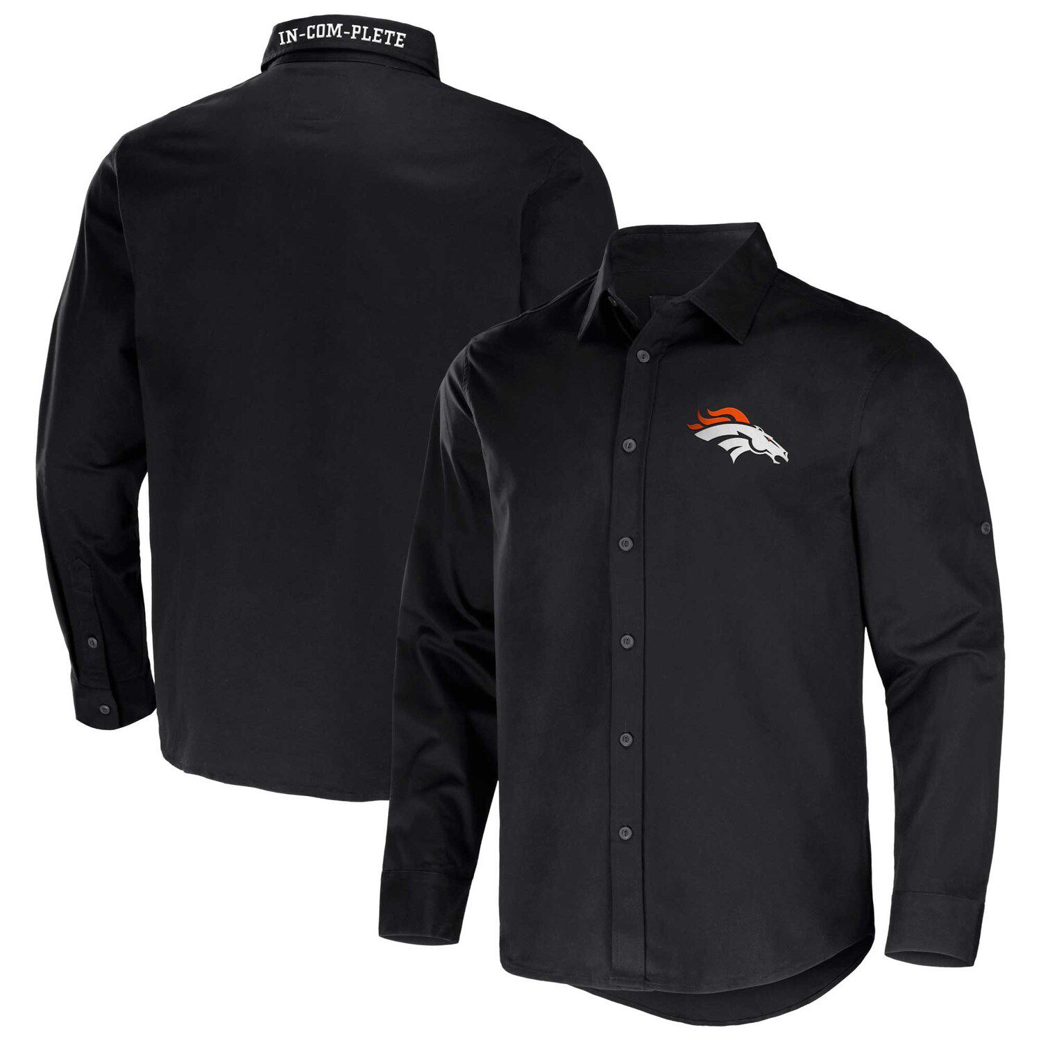 

Мужская коллекция NFL x Darius Rucker от Fanatics Black Denver Broncos Convertible саржевая рубашка на пуговицах с длинными рукавами