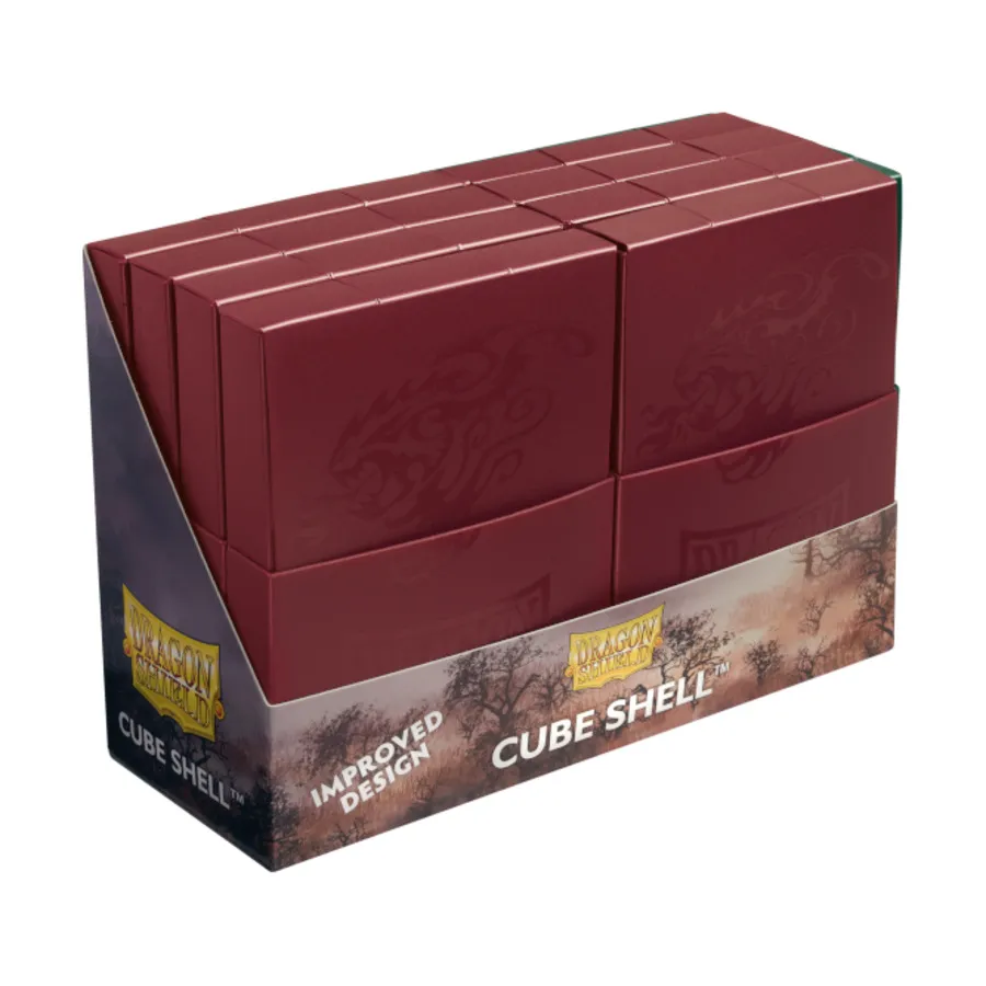 

Кубическая оболочка — кроваво-красный, Dragon Shield - Deck Boxes & Card Storage