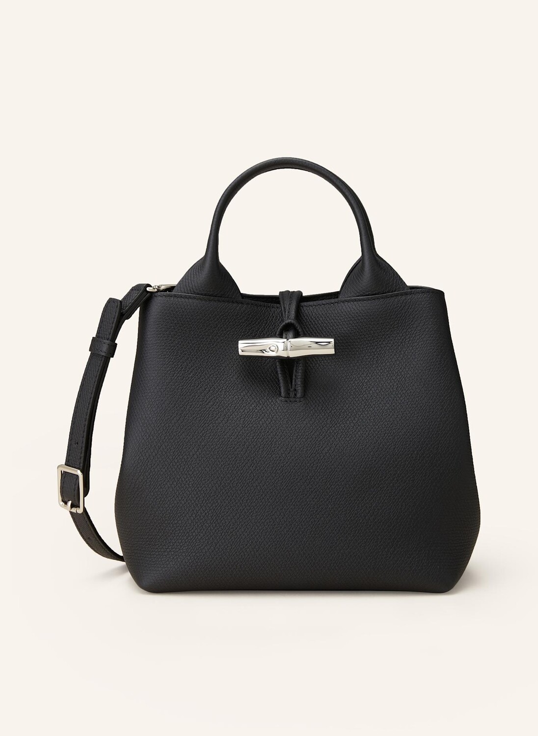 

Сумка через плечо le roseau маленькая Longchamp, черный