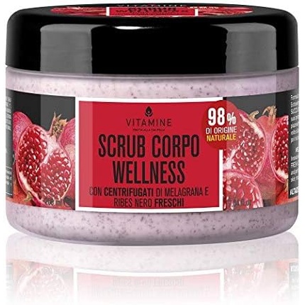 

Витаминный скраб для тела Wellness Jar 200 с гранатом и смородиной Vitamine