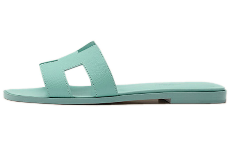 

Сандалии HERMES Oran Flat Slides Sandals Light Blue Women's