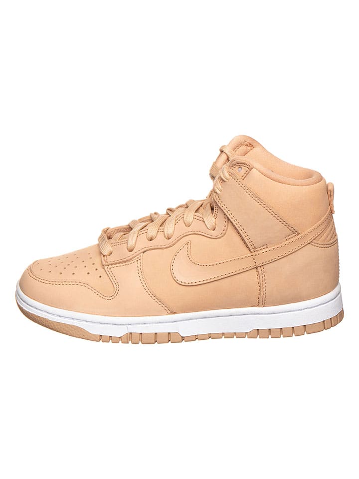 Высокие кеды Nike, бежевый
