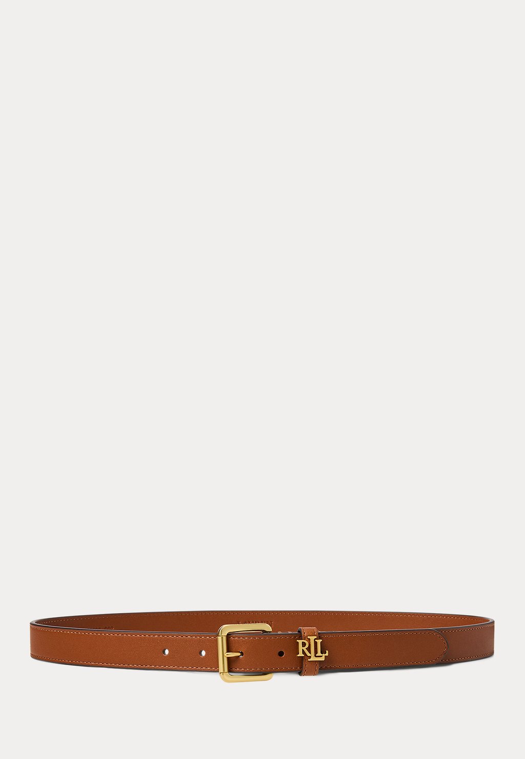 

Пояс LOGO KEEPER LEATHER BELT Lauren Ralph Lauren, цвет Tan