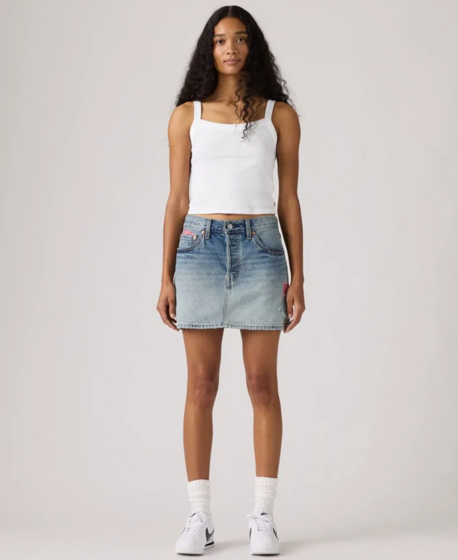 Женская хлопковая джинсовая юбка Icon Levi's, Melodys Muse Skirt — фото 2