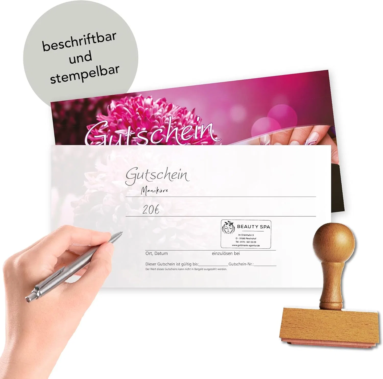Набор подарочных сертификатов для маникюрного салона Cosmeticplus, Nail Wave — фото 3