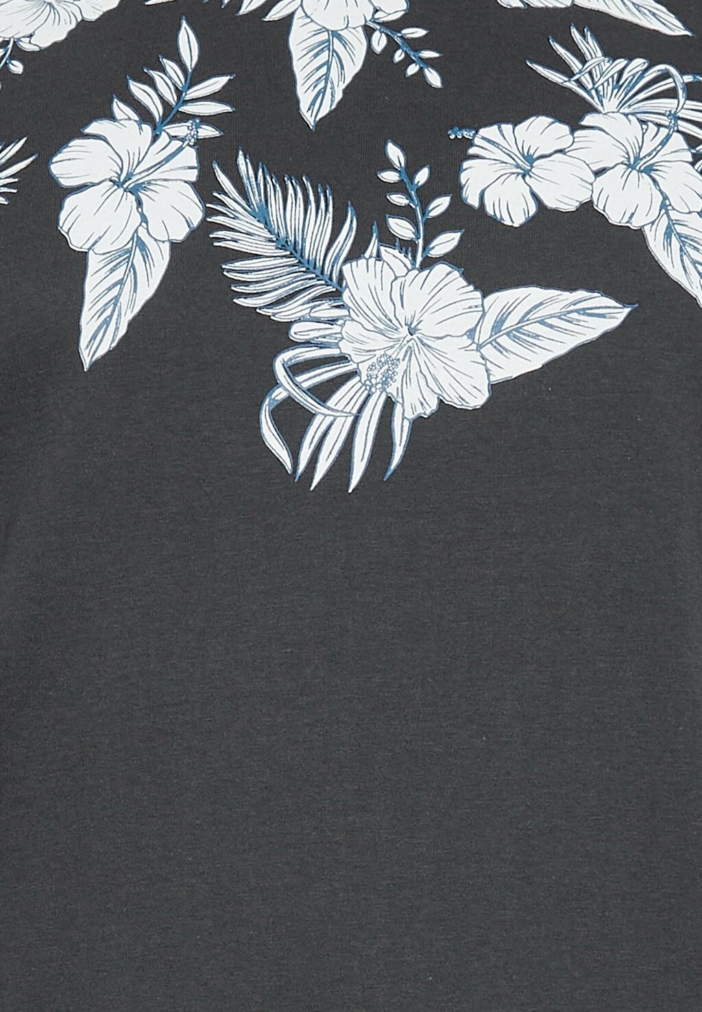 

Футболка с принтом Floral Short Sleeve BadRhino, черная