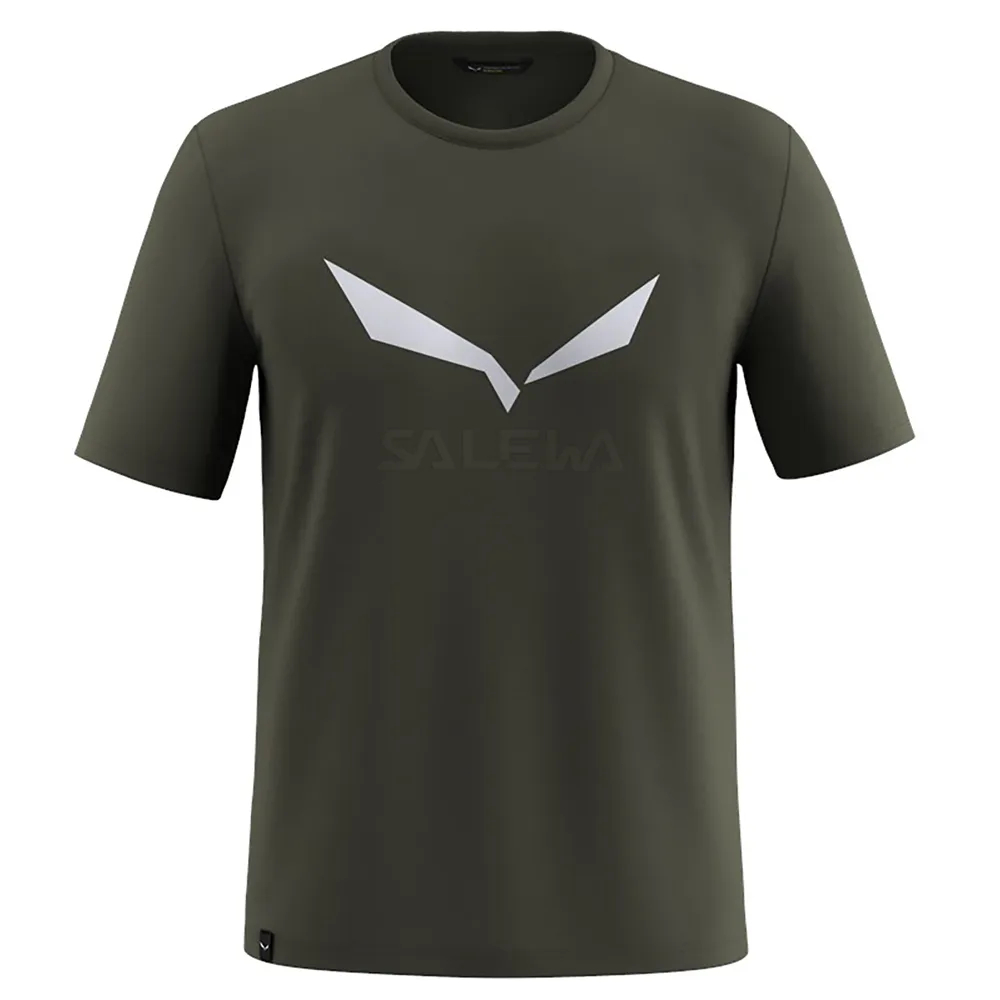 

Футболка с коротким рукавом Salewa Solidlogo Dry, зеленый