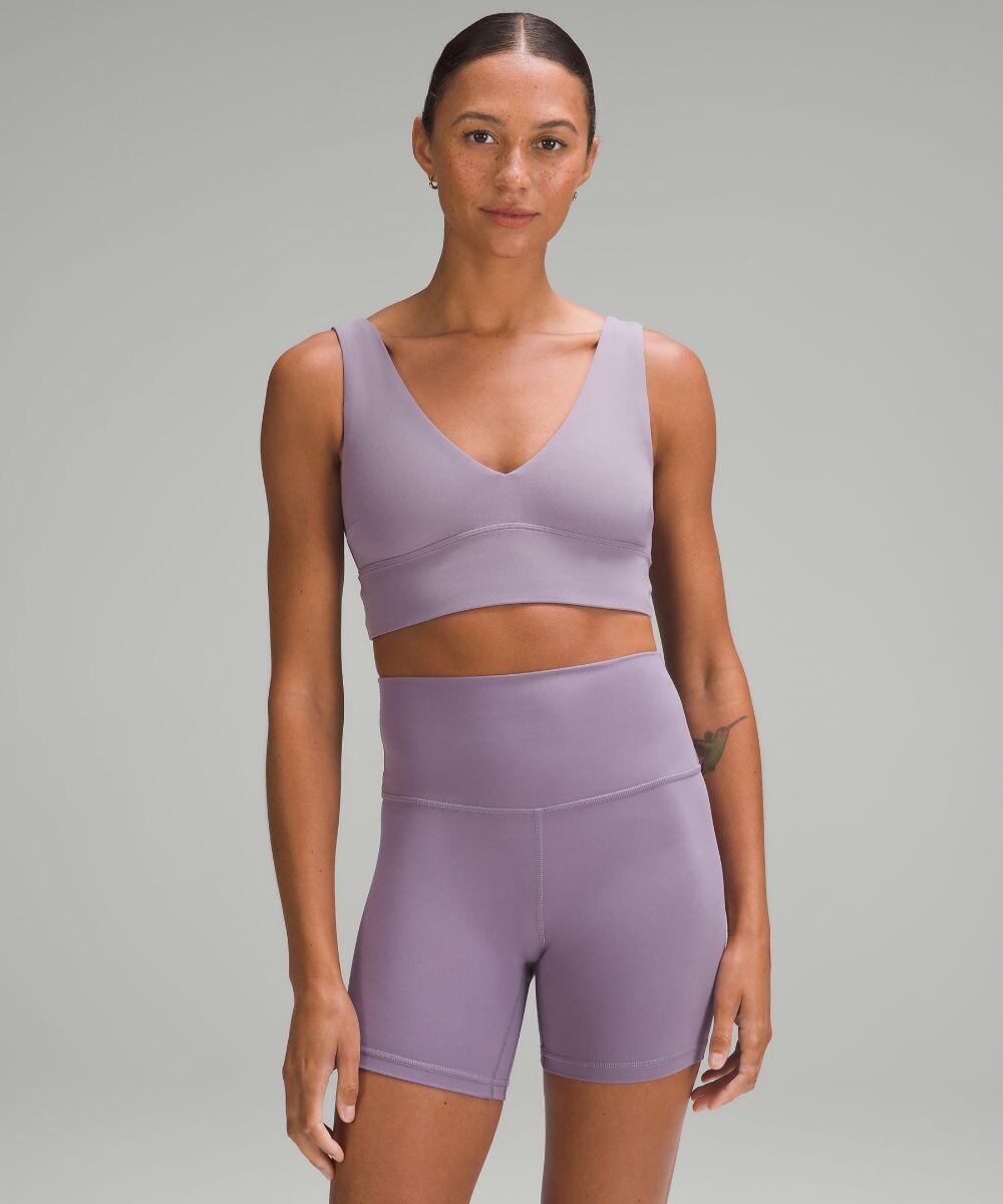 

Бюстгальтер Align с V-образным вырезом Lululemon, фиолетовый
