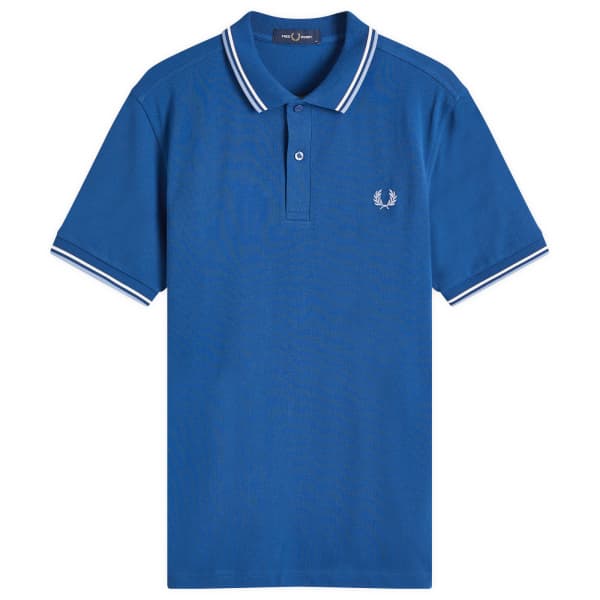 

Поло с двумя наконечниками Fred Perry, белый