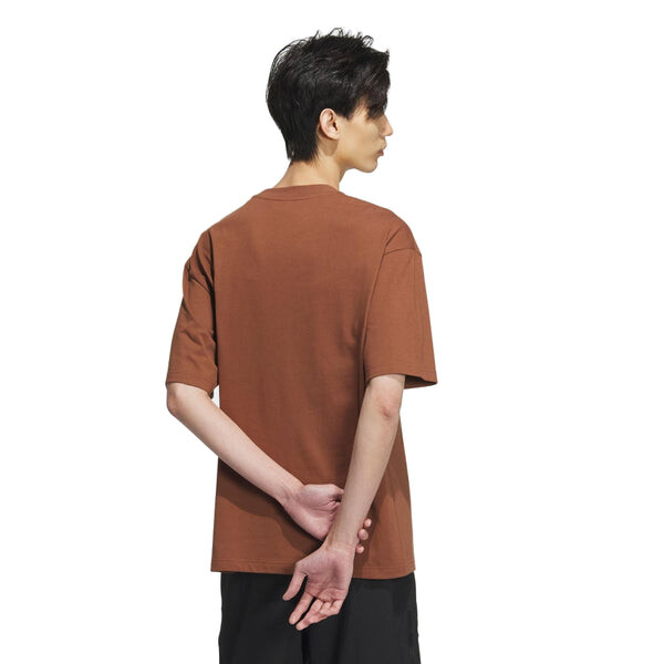 Футболка sportswear short sleeve tee 'tan' Adidas, бежевый — фото 2