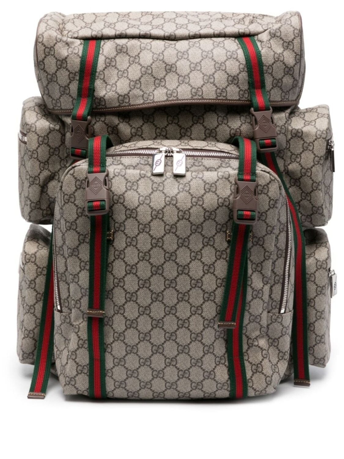 

Gucci рюкзак с узором GG Supreme, нейтральный цвет