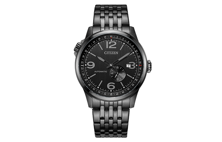 

CITIZEN Часы Mechanical Watch Series Mechanical Movement Stainless Steel Strap Watch 20mm Unisex Black Dial, Black