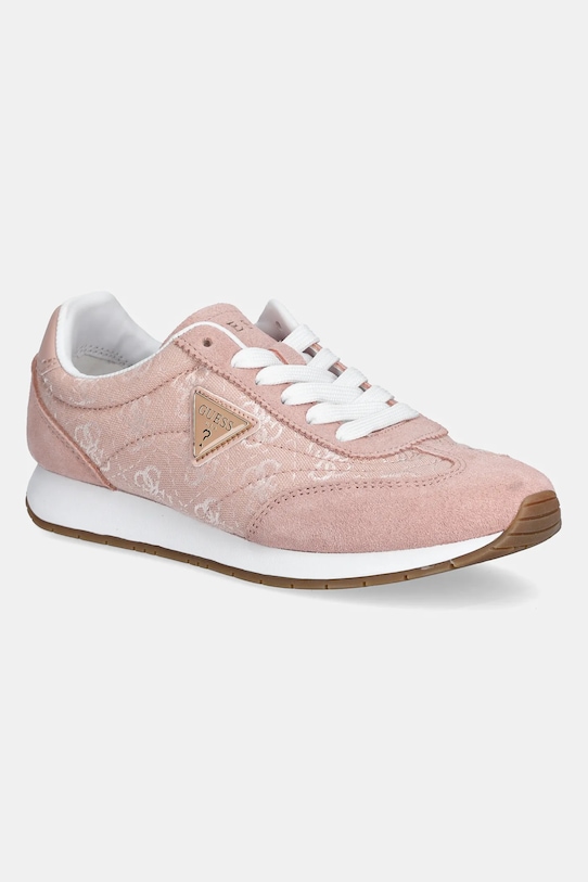 Замшевые кроссовки Joggin Guess, розовый
