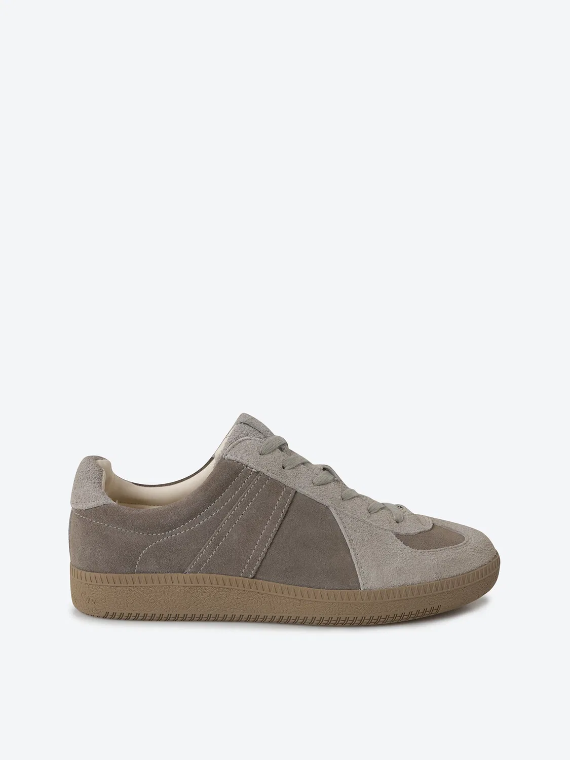 Мужские низкие кеды Uni Leather V2 Suede German Army от Shoopen — фото 4
