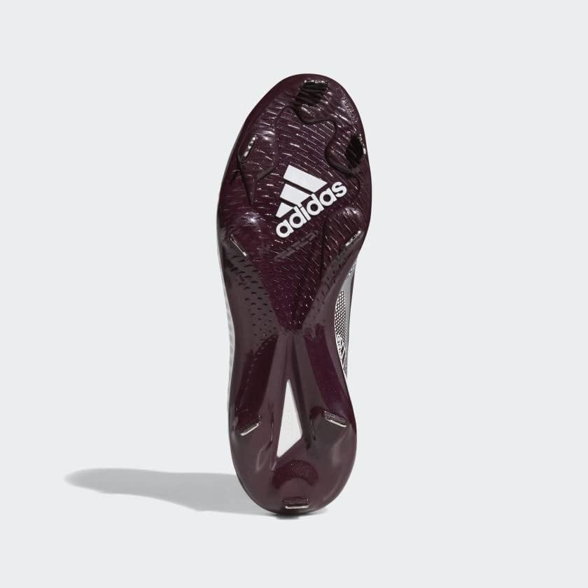 Мужские бейсбольные кроссовки Adidas FV9348, бордовый/белый — фото 4