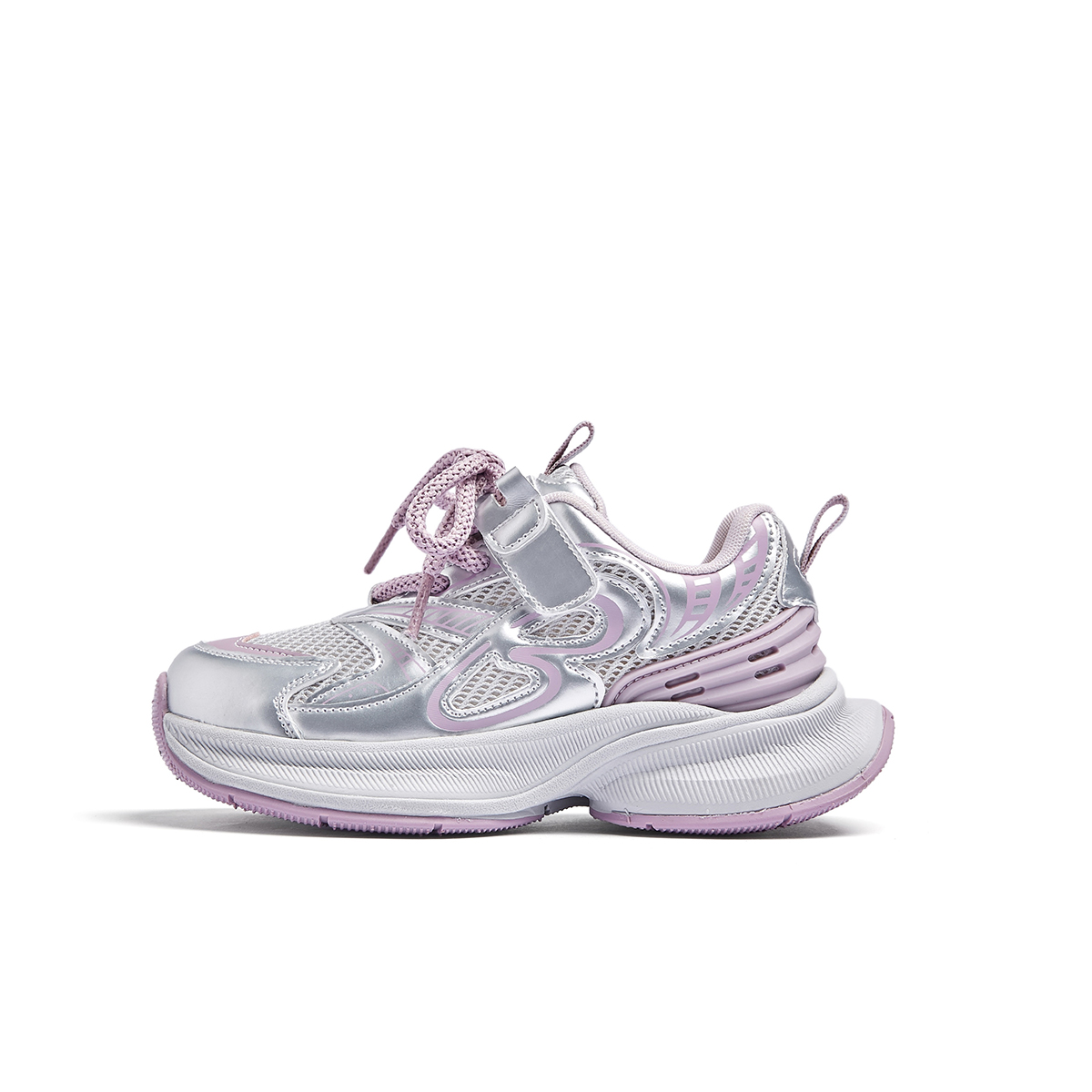 

Низкие детские повседневные туфли Kids YEARCON, серо-розовый