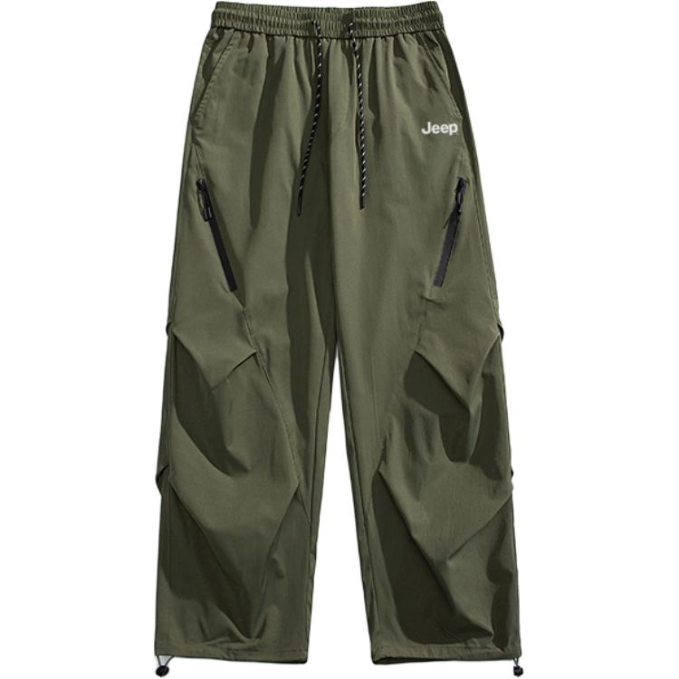 

Повседневные брюки Unisex Moderate Straight Fit Jeep, forest зеленый