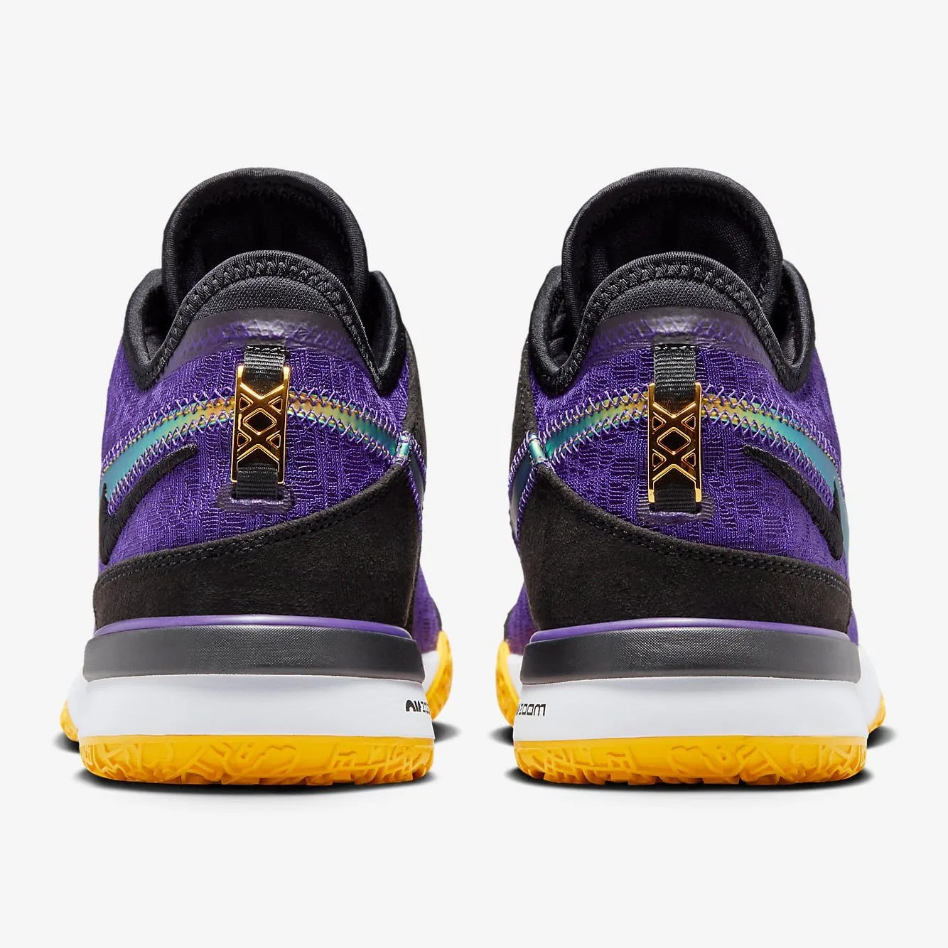 Женские кроссовки Nike Air Force One PLT.AF.ORM, Court Purple Light Thistle Heather University Gold — фото 3
