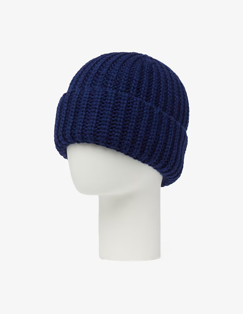 

Шапка из смесовой шерсти Rinascente Collection, цвет Paris Blue
