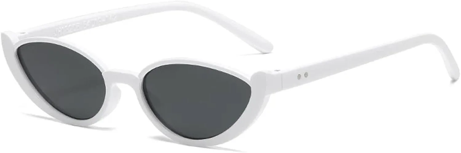 

Роскошные солнцезащитные очки в полуободковой оправе «кошачий глаз» для женщин, модные, для активного отдыха, с защитой от УФ-излучения UV400 TOIPASTN, White Gray
