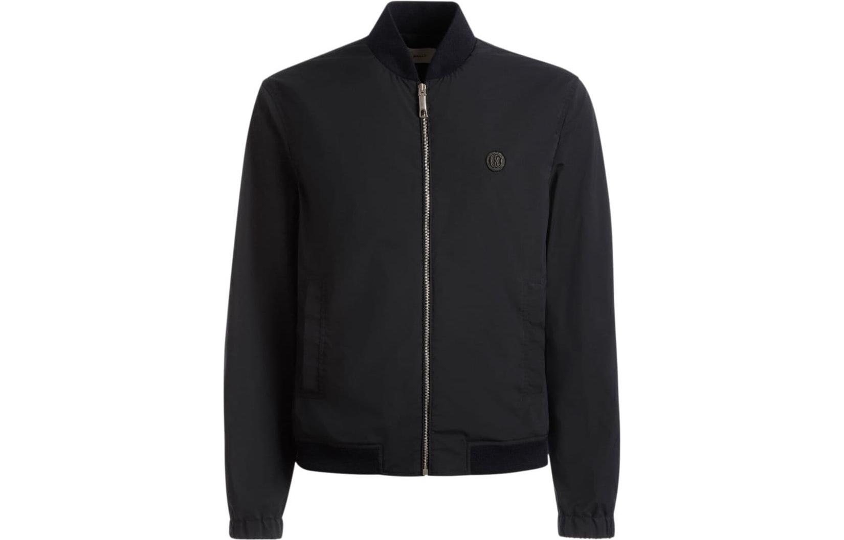 

BALLY Куртка-бомбер с нашивкой эмблемы, Black