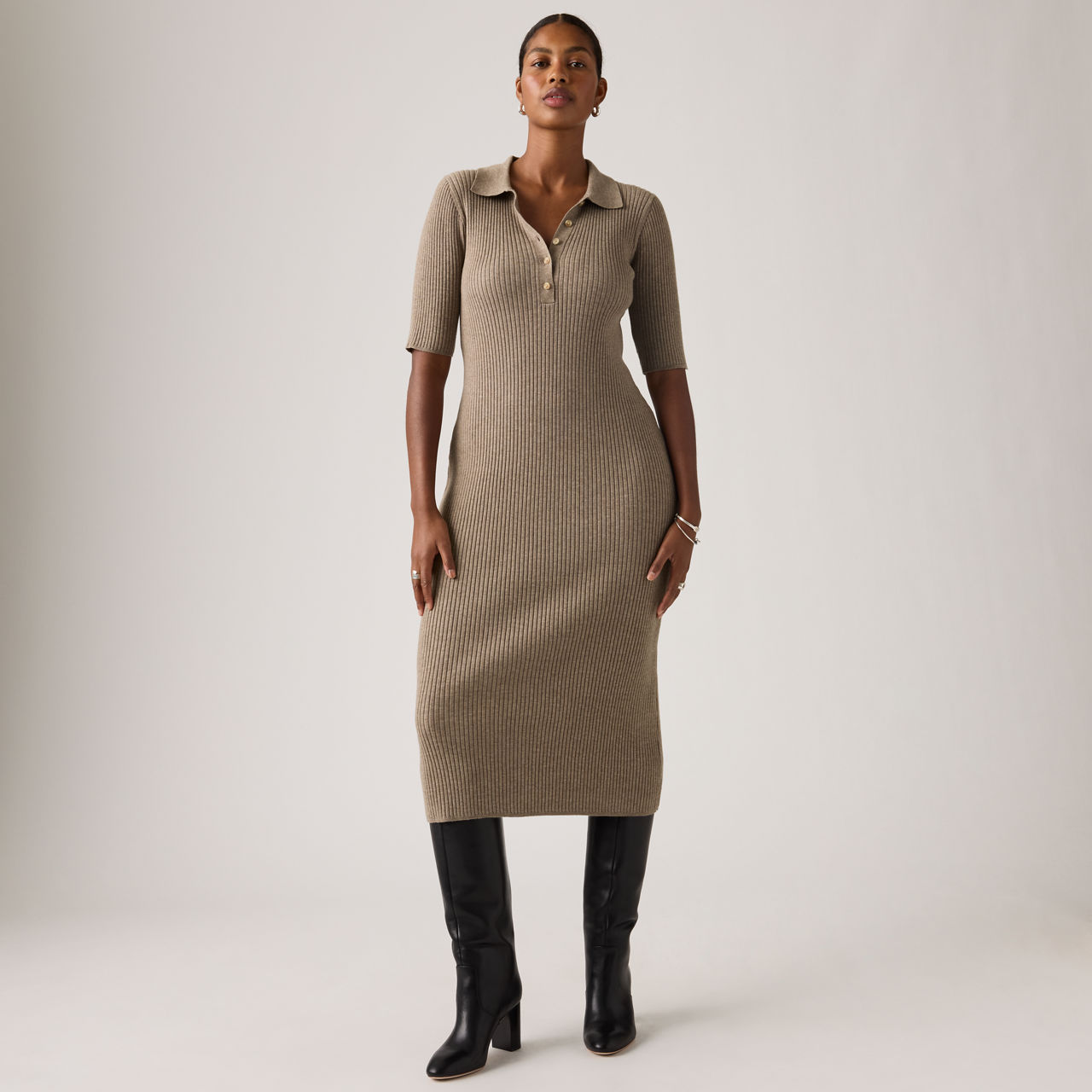 

Вязаное платье Моника Levi's, Taupe Gray - Brown