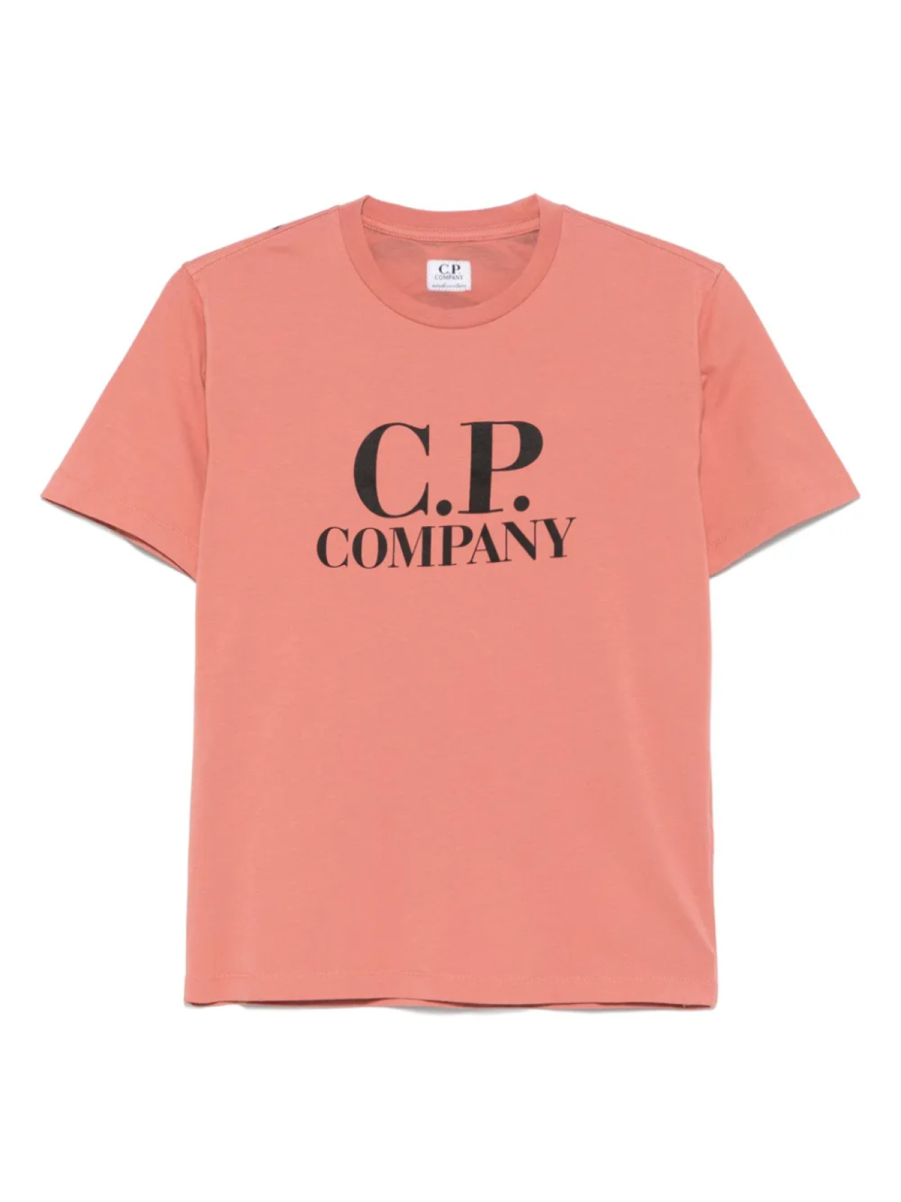 

Футболка с логотипом C.P. Company Kids, розовый