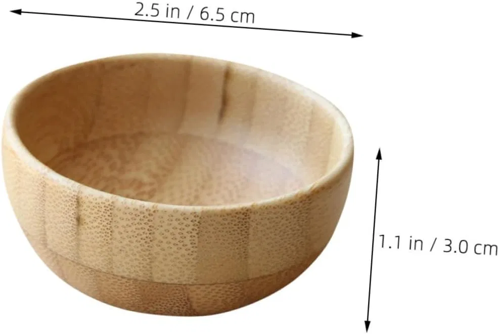 Миска для смешивания масок Tobbomey, бежевая, 6.5x6.5x3 см — фото 2