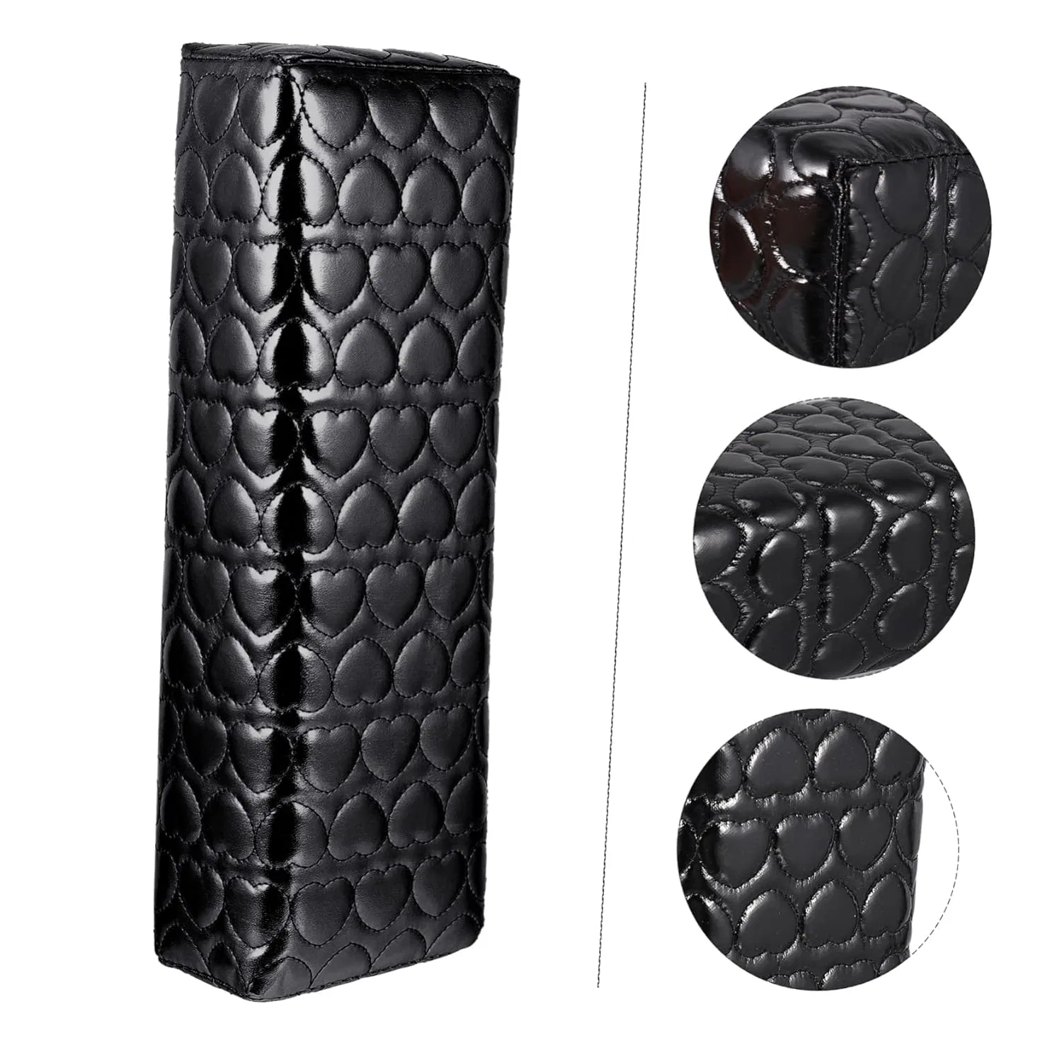 Кожаная подушка для рук для маникюра ‎Beatifufu, Black — фото 4