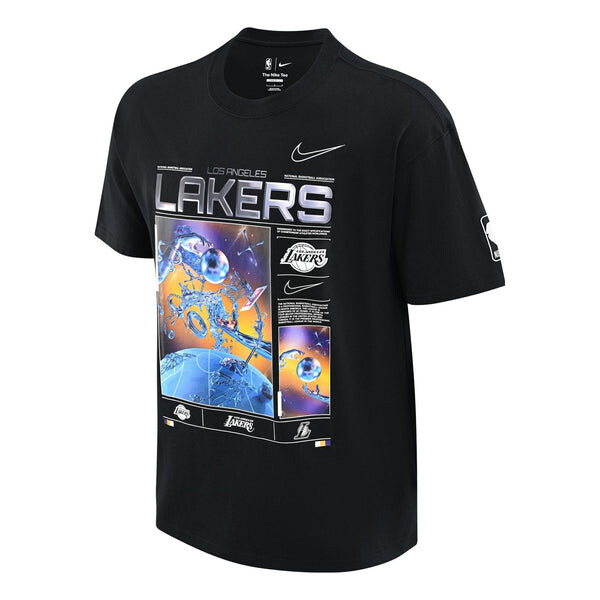 

Футболка Nike Los Angeles Lakers Courtside 'Black', черный