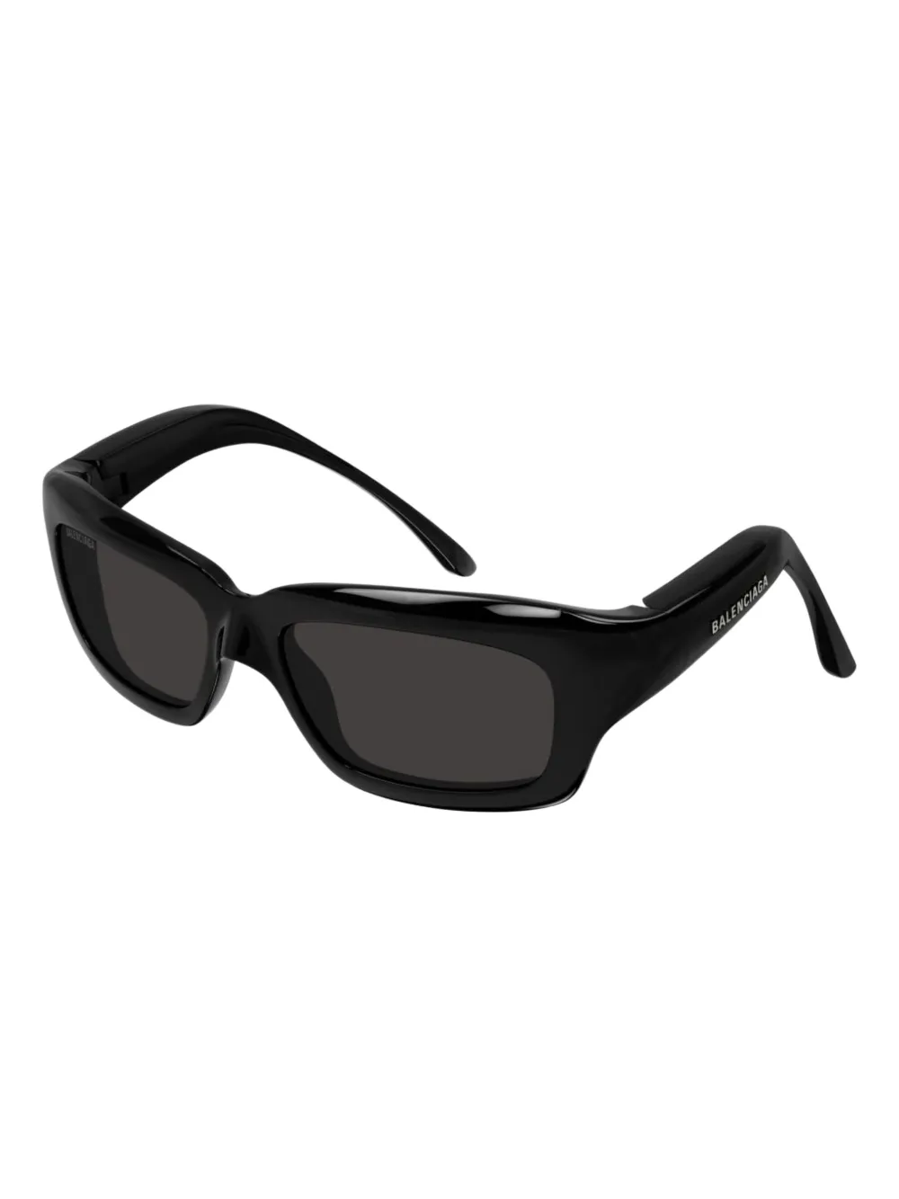 Солнцезащитные очки в геометричной оправе Balenciaga Eyewear, черный — фото 2