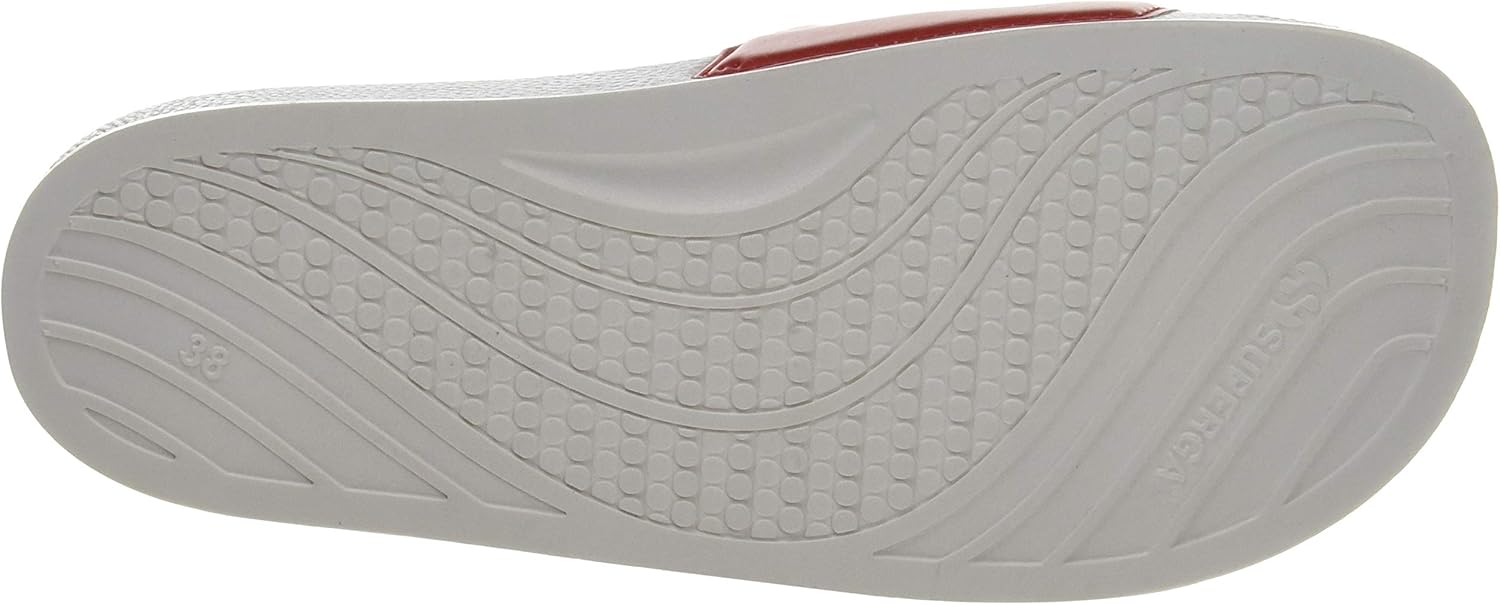 Сандалии Superga 1908 Polysoft для мужчин и женщин, белый/красный — фото 4