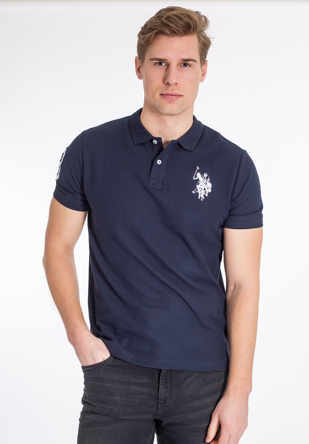 

Рубашка-поло Alfredo U.S. Polo Assn., цвет dark sapphire