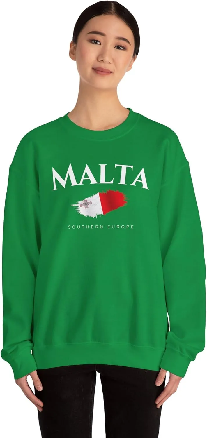 Толстовка Heavy Blend Unisex Malta Southern Europe GENERIC, зеленый — фото 4