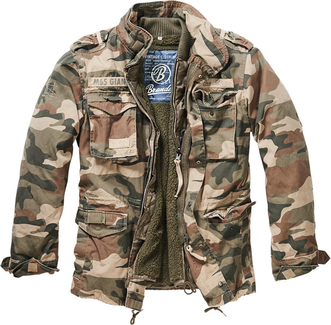 

Куртка Brandit M-65 Giant Jacket, цвет Woodland, Коричневый, Куртка Brandit M-65 Giant Jacket, цвет Woodland