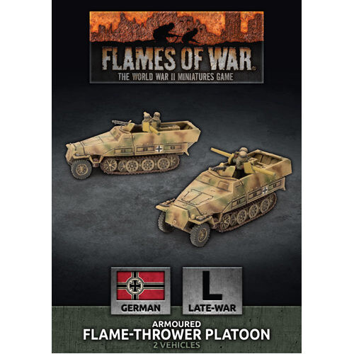 

Фигурки Flames Of War: Sd Kfz 251 Flamethrower Platoon (X2 Plastic)