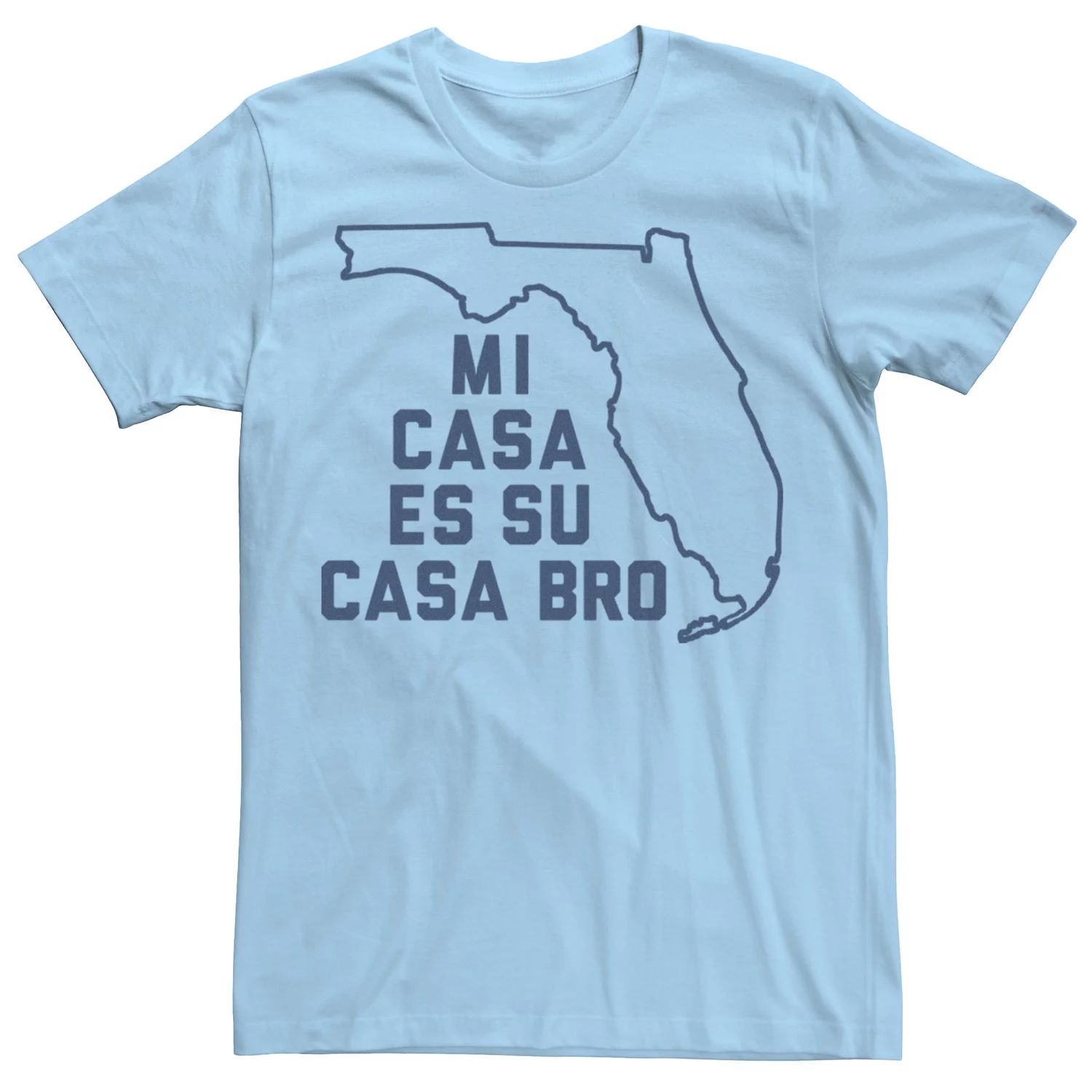 

Мужская футболка с рисунком Mi Casa Es Su Casa Bro Florida Hometown Licensed Character