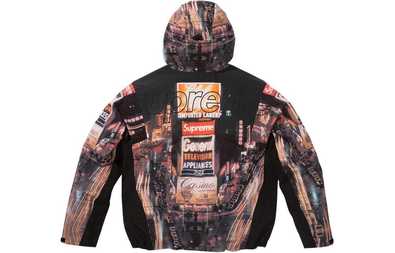 Куртка North Face с проклеенными швами, желтая Supreme, цвет Multicolor — фото 4