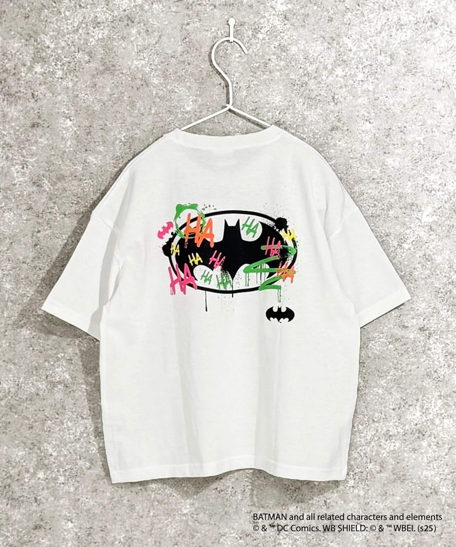 Детская футболка Batman с граффити-принтом Anchor Smith белая