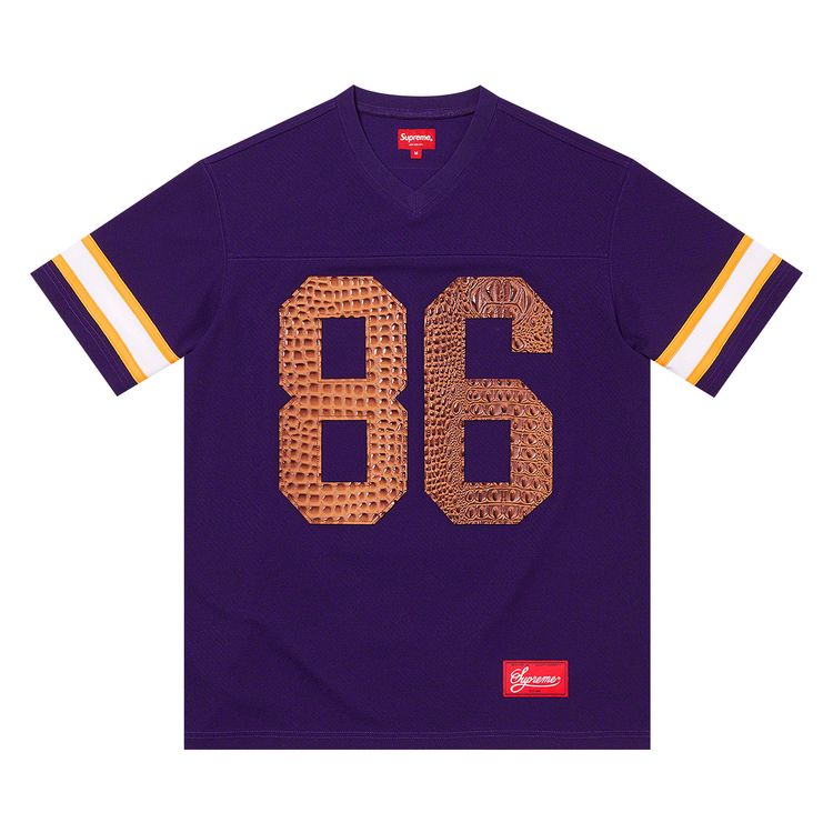 

Джерси Supreme Faux Croc Football Jersey Purple, фиолетовый