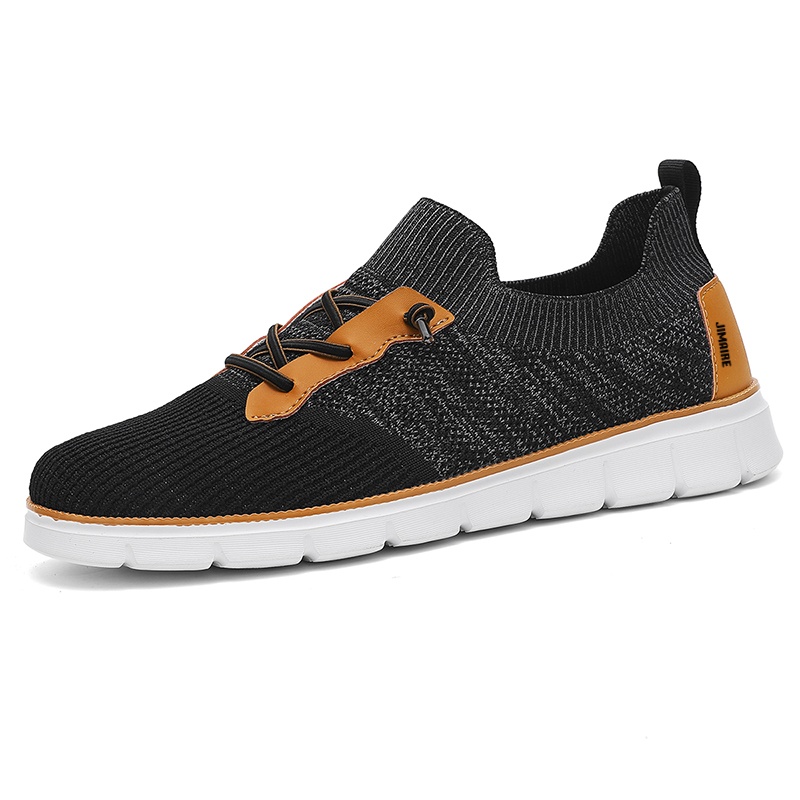 

King Jinmai Амортизирующие нескользящие износостойкие дышащие легкие мужские кеды низкие черные, цвет Black